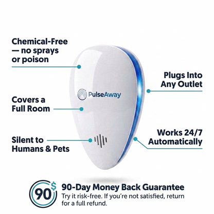 PulseAway Pro Plug-In Pest Repeller [FREE TODAY]